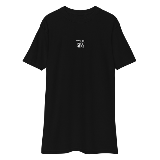 Custom personalized Best Buds NFT premium heavyweight black T-Shirt