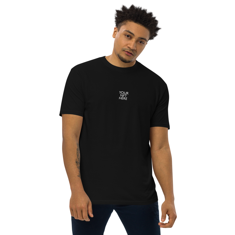 Custom personalized Best Buds NFT premium heavyweight black T-Shirt