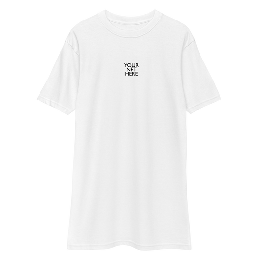 Custom personalized Best Buds NFT premium heavyweight white T-Shirt