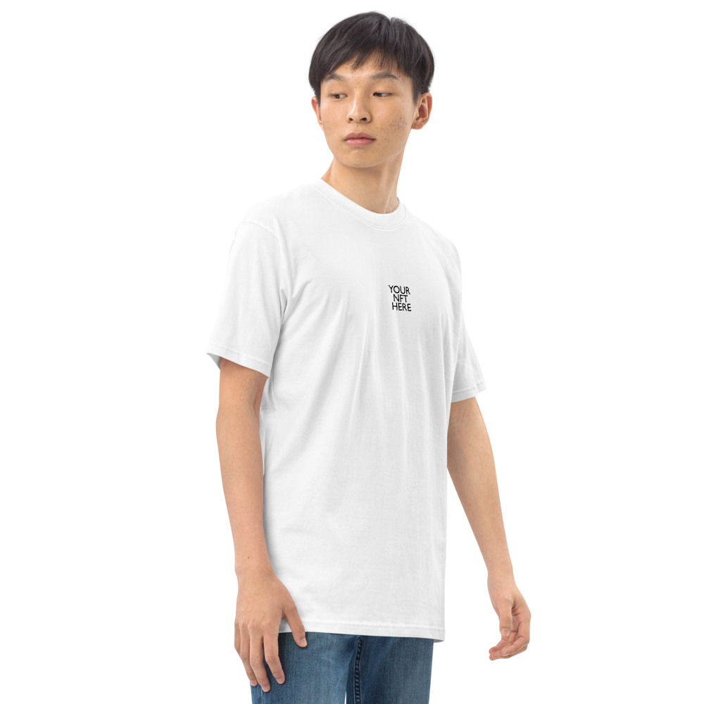 Custom personalized Best Buds NFT premium heavyweight white T-Shirt