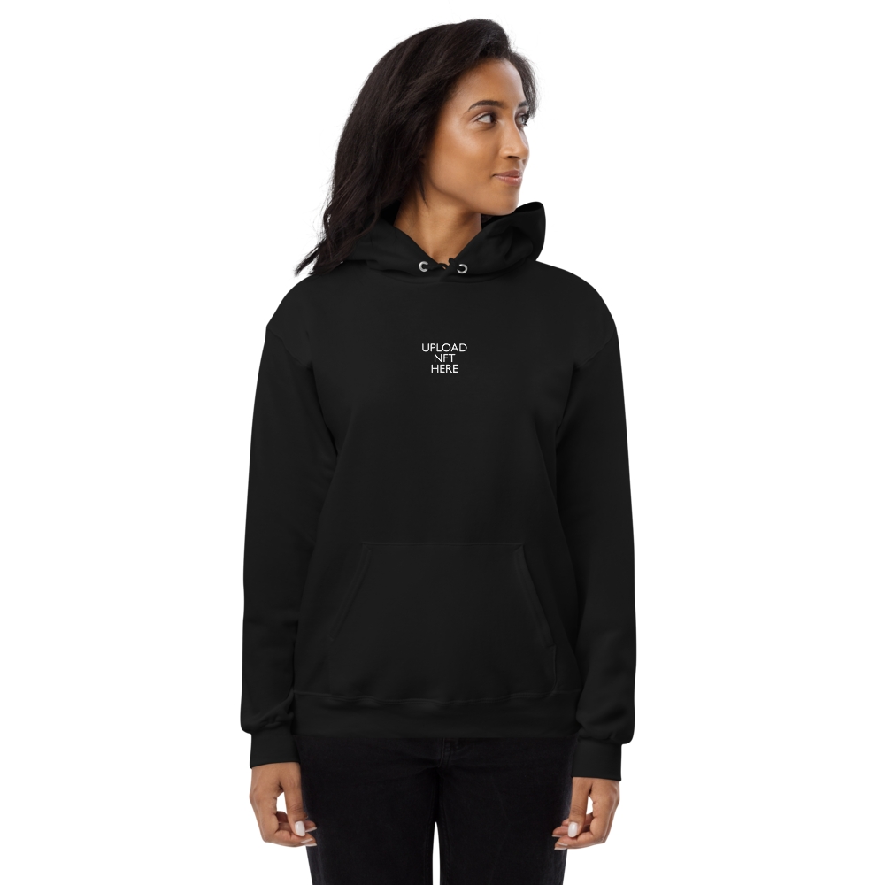 Custom personalized Best Buds NFT unisex black fleece hoodie